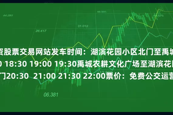 配资股票交易网站发车时间：湖滨花园小区北门至禹城农耕文化广场18:00 18:30 19:00 19:30禹城农耕文化广场至湖滨花园小区北门20:30  21:00 21:30 22:00票价：免费公交运营热线0534—8316165这个夏天来禹城奔赴一场音乐与啤酒碰撞的盛夏狂欢准备好了吗